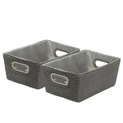 Wenko Panier De Rangement Chromo (Lot 2)