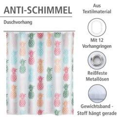 Wenko Rideau De Douche Ananas -Wenko 1000151647 200519 12505700251 DETAILS P000000001000151647
