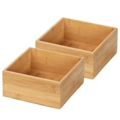 Wenko Boîtes Bambou Terra (lot De 2)
