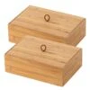 Wenko Boîtes Bambou Terra II (lot De 2)
