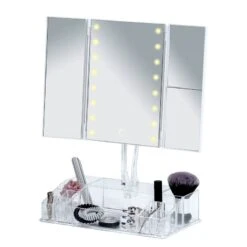 Wenko Miroir LED De Table Fanano