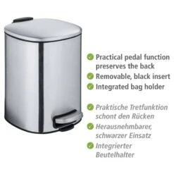 Wenko Poubelle Alassio -Wenko 1000259464 210422 074240001941 ICON DETAILS P000000001000259464 icon seal