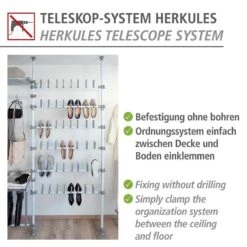 Wenko Porte-chaussures Télescopique Herkules -Wenko 1000260931 210423 13322800064 DETAILS P000000001000260931
