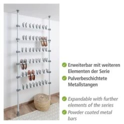 Wenko Porte-chaussures Télescopique Herkules -Wenko 1000260931 210423 13323000065 DETAILS P000000001000260931