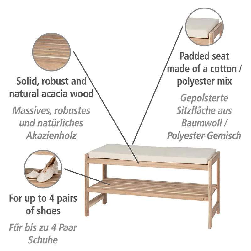 Wenko Banc D’entrée Acina 6 Wenko Banc D’entrée Acina – Image 6