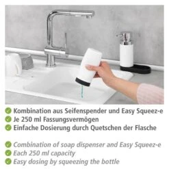 Wenko Distributeur Easy Squeeze (2 éléments) -Wenko 1000271161 210608 11174900327 DETAILS P000000001000271161