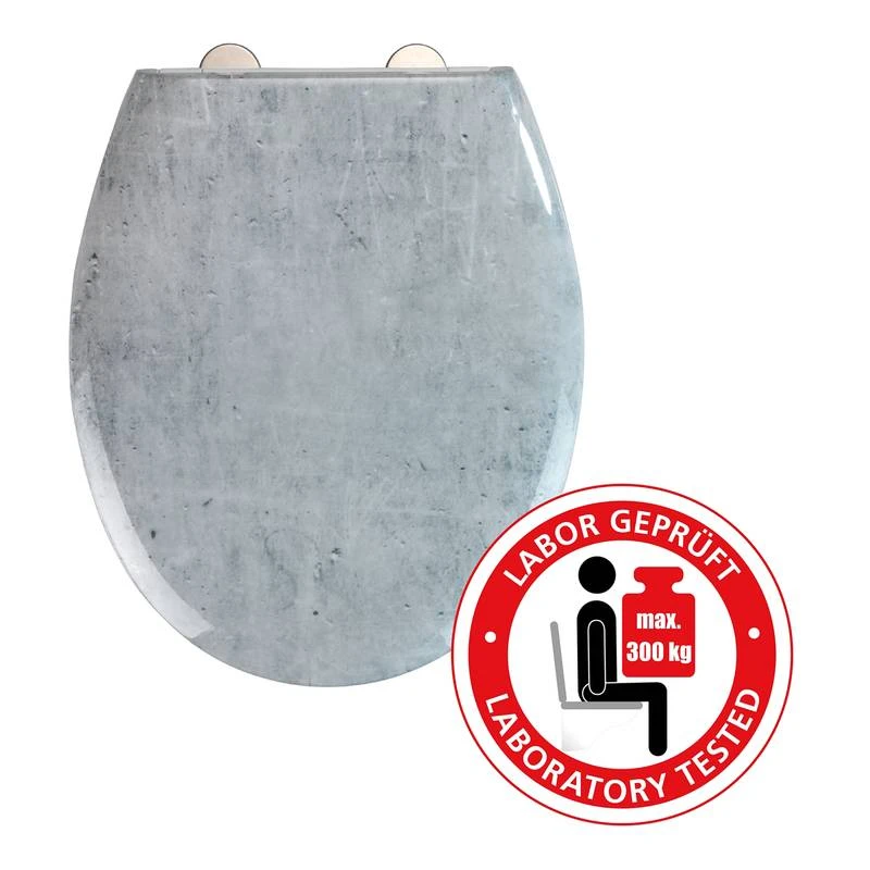 Wenko Siège WC Premium Concrete 3 Wenko Siège WC Premium Concrete – Image 3