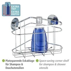 Wenko Étagère D’angle Turbo-Loc Aingeni -Wenko 1000271308 210608 11315801173 DETAILS P000000001000271308