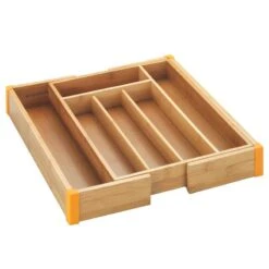 Wenko Organisateur à Couverts Bambou