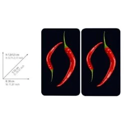 Wenko Couvre-plaques Poivrons (2 él.) -Wenko 1000274107 210618 14063200291 SKETCH DETAILS P000000001000274107 sketch