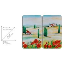 Wenko Couvre-plaques Toscana (2 él.) -Wenko 1000274117 210618 14063700330 SKETCH DETAILS P000000001000274117 sketch