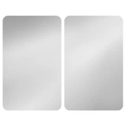 Wenko Couvre-plaques Argent (2 él.)
