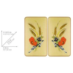 Wenko Couvre-plaques Bleuets (2 él.) -Wenko 1000274186 210618 14070100562 SKETCH DETAILS P000000001000274186 sketch