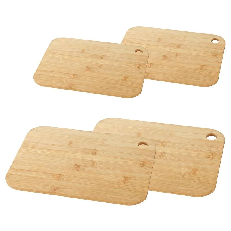 Wenko Planches à Découper Bambus (lot De 4) 1 Wenko Planches à Découper Bambus (lot De 4)