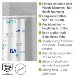 Wenko Barre De Douche Extensible Chingo -Wenko 1000287144 210827 13301700871 ICON DETAILS P000000001000287144 icon seal