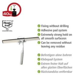 Wenko Raclette De Douche Terni Plus -Wenko 1000287206 210827 133043001252 ICON DETAILS P000000001000287206 icon seal