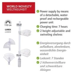 Wenko Étagère De Douche LED Antik -Wenko 1000287217 210827 133048001317 ICON DETAILS P000000001000287217 icon seal