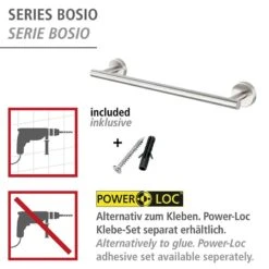 Wenko Porte-serviette Bosio -Wenko 1000287223 210827 133051001359 ICON DETAILS P000000001000287223 icon seal