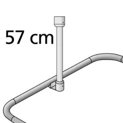 Wenko Fixation Pour Tringle à Rideau De Douche -Wenko 1000289404 210907 16454900189 SKETCH DETAILS P000000001000289404 sketch