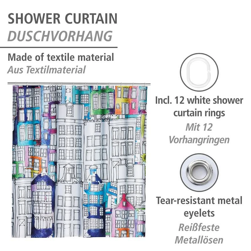 Wenko Rideau De Douche Sunny City 2 Wenko Rideau De Douche Sunny City – Image 2