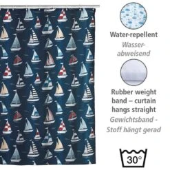 Wenko Rideau De Douche Regatta -Wenko 1000289437 210907 16454200064 DETAILS P000000001000289437