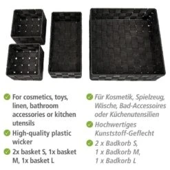 Wenko Paniers Adria (4 éléments) -Wenko 1000333240 220218 050 DETAILS P000000001000333240