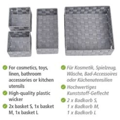 Wenko Paniers Adria (4 éléments) -Wenko 1000333244 220218 050 DETAILS P000000001000333244