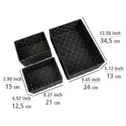 Wenko Paniers Adria (3 éléments) -Wenko 1000333248 220218 500 SKETCH DETAILS P000000001000333248 sketch