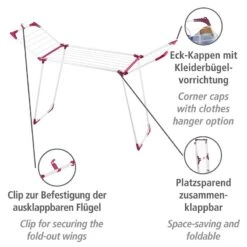 Wenko Séchoir à Linge Summer Dry -Wenko 1000333263 220218 034 DETAILS P000000001000333263