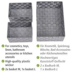 Wenko Paniers Adria (3 éléments) -Wenko 1000333291 220218 050 DETAILS P000000001000333291