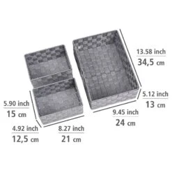 Wenko Paniers Adria (3 éléments) -Wenko 1000333291 220218 500 SKETCH DETAILS P000000001000333291 sketch