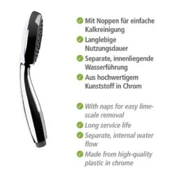 Wenko Pommeau De Douche Basic Line III -Wenko 1000352462 220519 032 DETAILS P000000001000352462