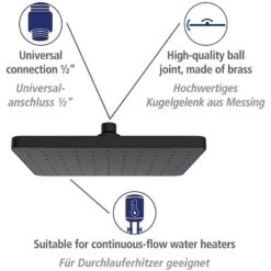 Wenko Pommeau De Douche Cleaning II -Wenko 1000352469 220519 032 DETAILS P000000001000352469