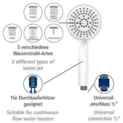 Wenko Pommeau De Douche Young Line -Wenko 1000352544 220519 031 DETAILS P000000001000352544