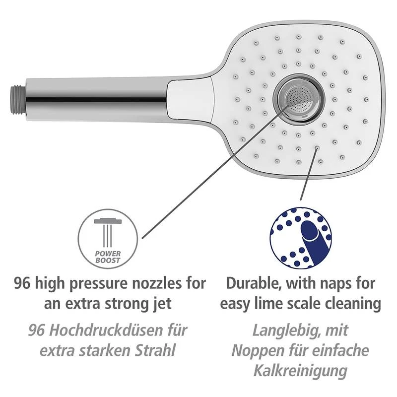Wenko Pommeau De Douche Powerboost II 4 Wenko Pommeau De Douche Powerboost II – Image 4