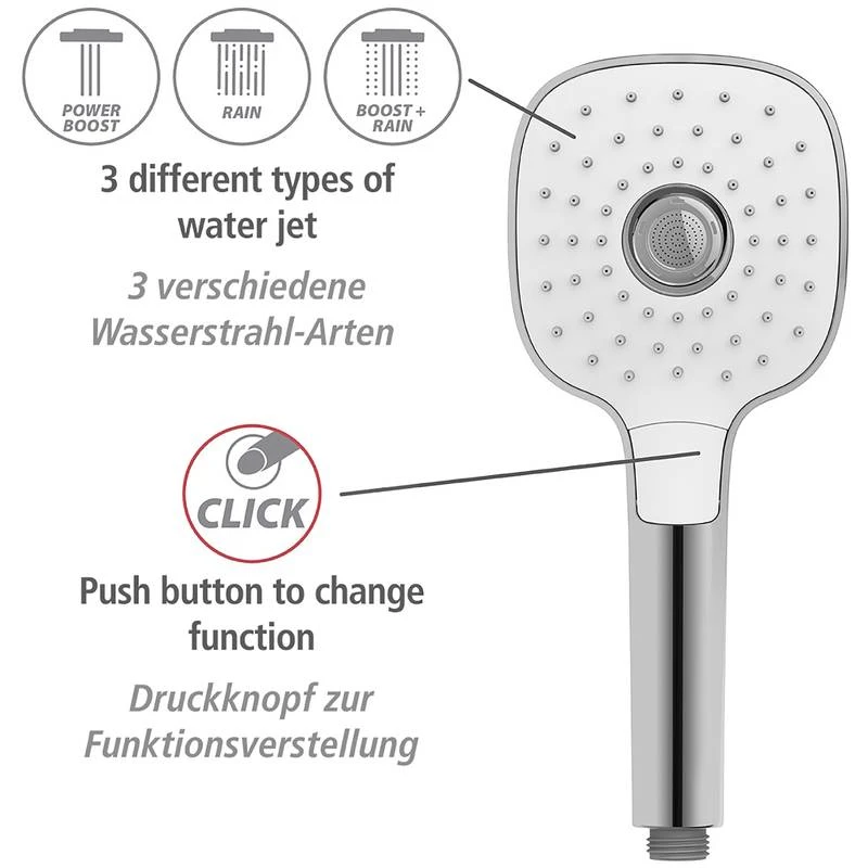 Wenko Pommeau De Douche Powerboost II 5 Wenko Pommeau De Douche Powerboost II – Image 5