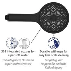Wenko Pommeau De Douche Softwater II -Wenko 1000352558 220519 032 DETAILS P000000001000352558