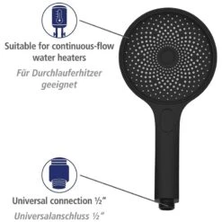 Wenko Pommeau De Douche Softwater II -Wenko 1000352558 220519 034 DETAILS P000000001000352558