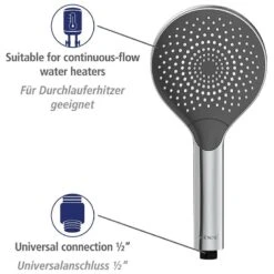 Wenko Pommeau De Douche Watersaving IV -Wenko 1000352561 220519 034 DETAILS P000000001000352561