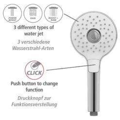 Wenko Pommeau De Douche Powerboost I -Wenko 1000352562 220519 033 DETAILS P000000001000352562