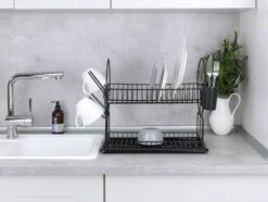 Wenko Séchoir à Vaisselle Premium Duo -Wenko 239522aa749c4ea980297ea40da61909