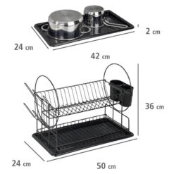 Wenko Séchoir à Vaisselle Premium Duo -Wenko 38f7300db3474bac9c6cbacef2e6bf7b