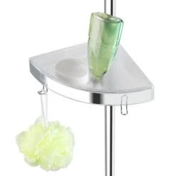 Wenko Étagère De Douche Premium II -Wenko duschregal premium ii aluminium kunststoff 4557348