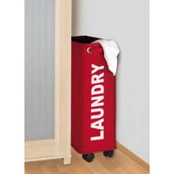 Wenko Panier à Linge Corno -Wenko waeschesammler corno rot 3034029