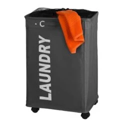 Wenko Panier à Linge Quadro -Wenko waeschesammler quadro grau 3033997