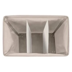 Wenko Sac à Linge Trivo -Wenko waeschesammler trivo kunstfaser hellgrau 4837192