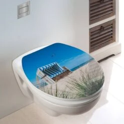 Wenko Siège WC Plage -Wenko wc sitz strandkorb mehrfarbig 2955149